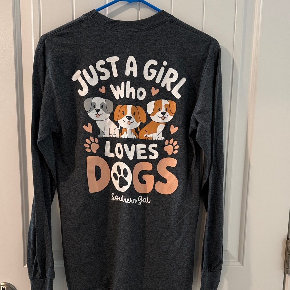 Dark Gray Long Sleeve Tee